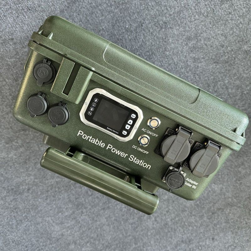 Layar LCD Listrik Darurat Rumah 300W 500W 3000W 6000W 7000W Generator Surya Portable