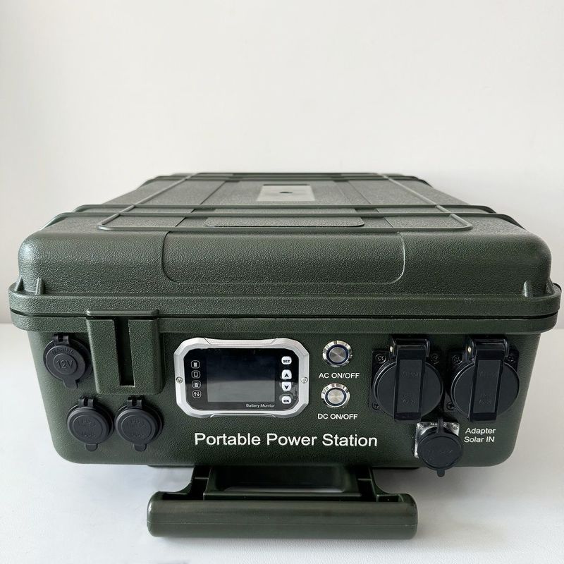 6000W Solar Charging Portable Power Station dengan ABS Middle Frame dan MPPT Controller