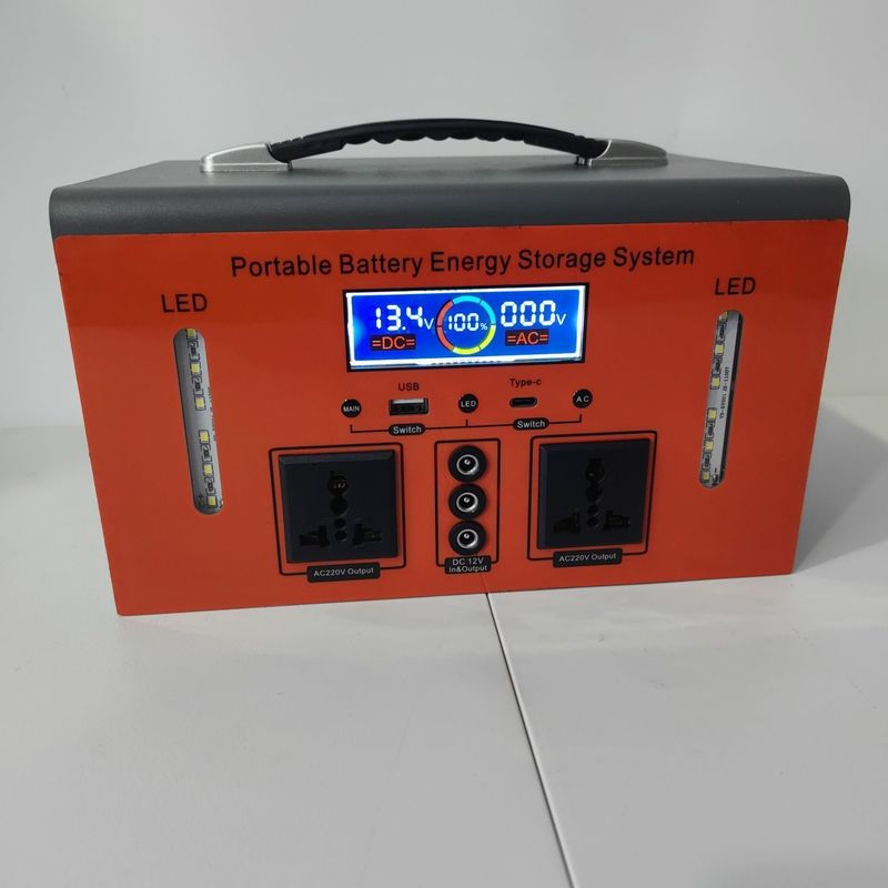Stasiun listrik portabel kecil 300W/LiFePO4 dengan perlindungan overload dan gelombang koreksi