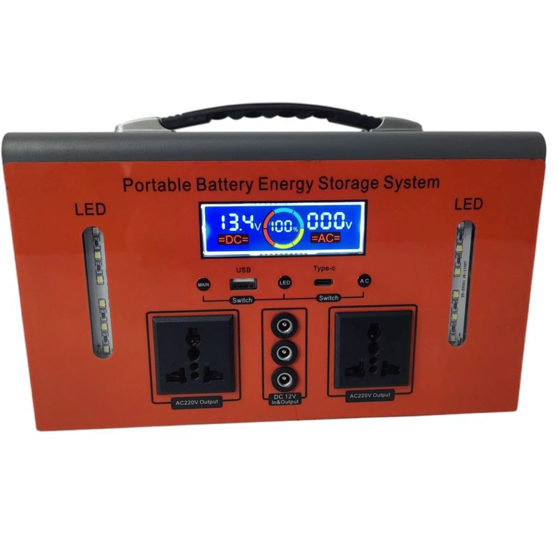 Stasiun listrik portabel 300W Super mudah dengan koreksi gelombang input tegangan catu daya