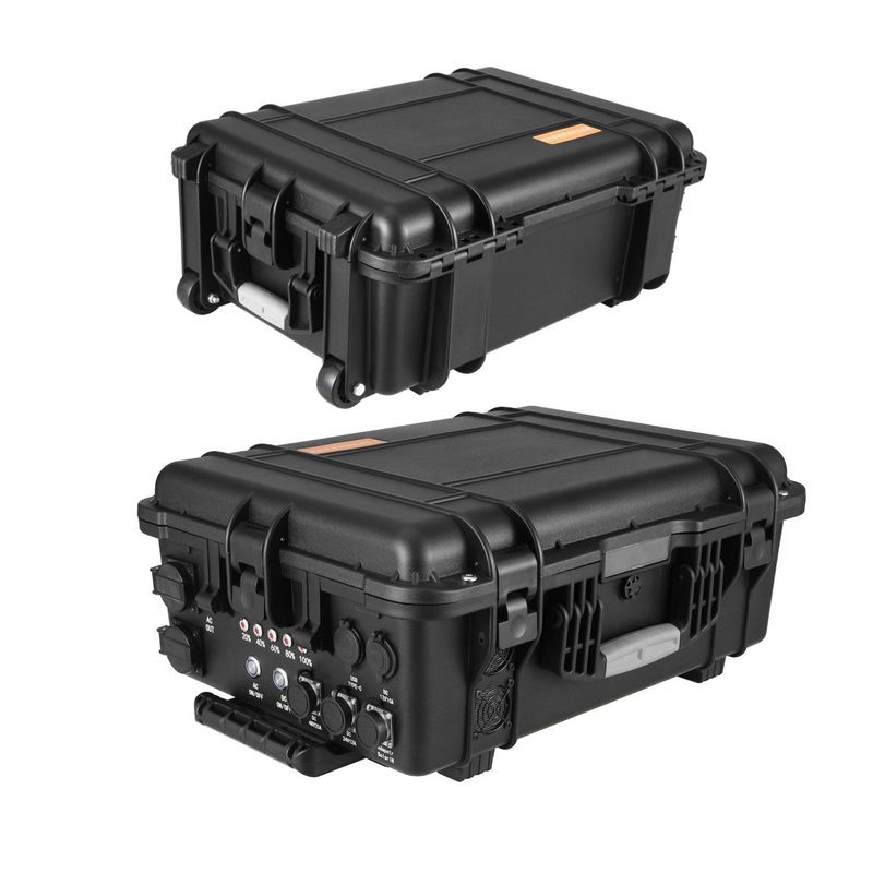 Stasiun listrik portabel luar ruangan untuk penggemar siaran langsung Alat listrik AC Output Current 15A Max USB