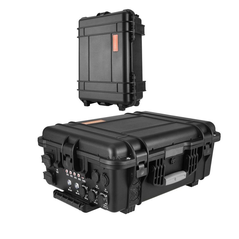 Portable Lifep04 Baterai Pure Sine Wave Output 5000W/4800wh/48kg untuk Camping Outdoor