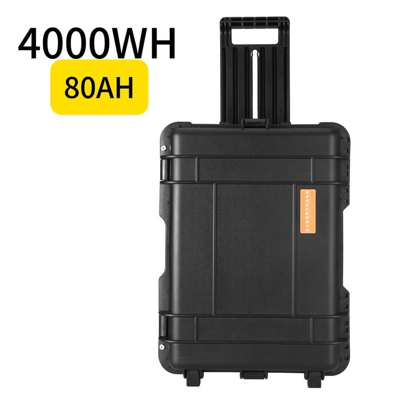 Outdoor Camping Energy Storage 80ah/4000W Portable Power Station untuk peralatan mobile