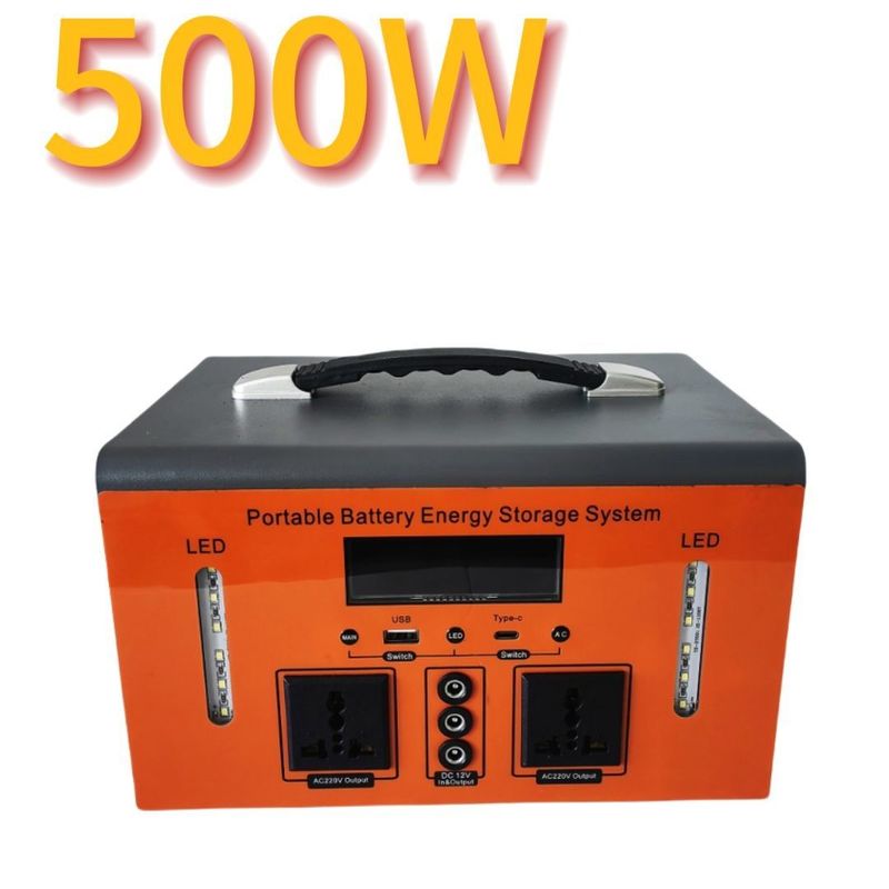 XT500 500W Portable Lithium Battery Power Supply untuk outdoor camping dan darurat