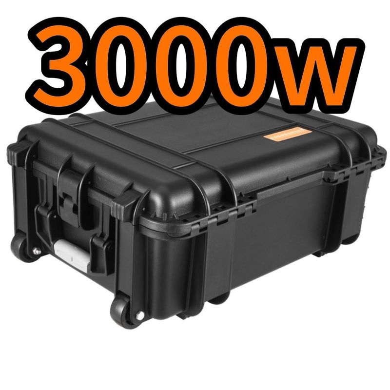 Baterai luar 3000W/62.5ah Pemancar Portable Power Station dengan Sertifikasi CE.Un38.3
