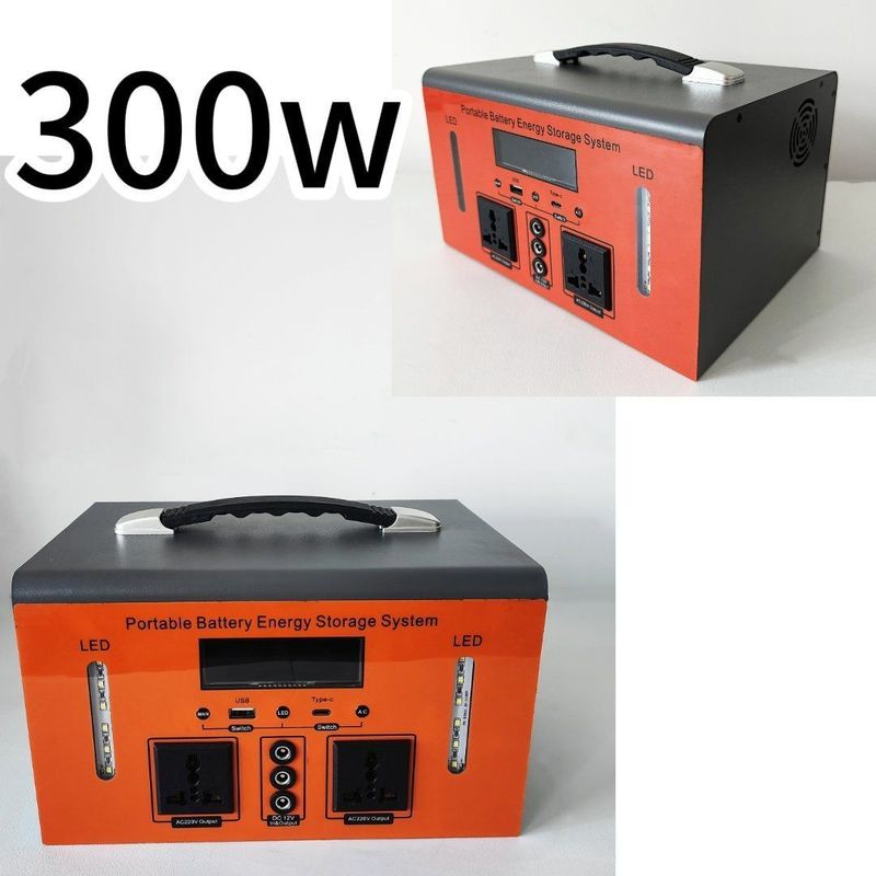 300W/110V/220V XT300 Outdoor Power Station untuk On-the-Go Charging DC Adapter Termasuk