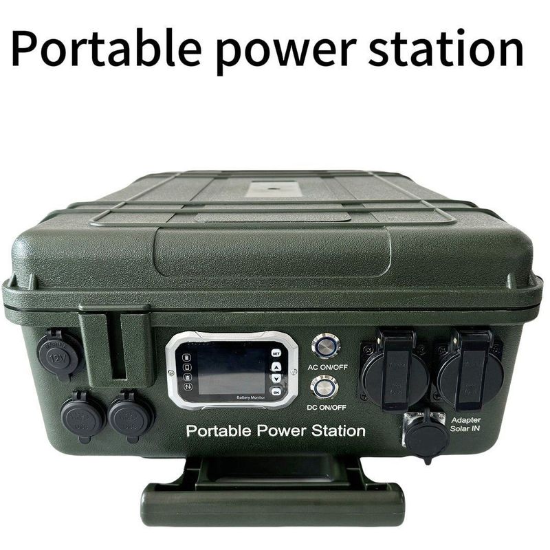 3000W Puncak 6000W Portable Supply Generator Pure Sinus Wave untuk darurat berkemah