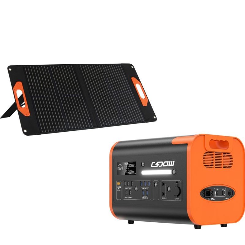 2200W Daya Konstan Dapat Mendorong 4000W Outdoor Camping Portable Battery Power Station