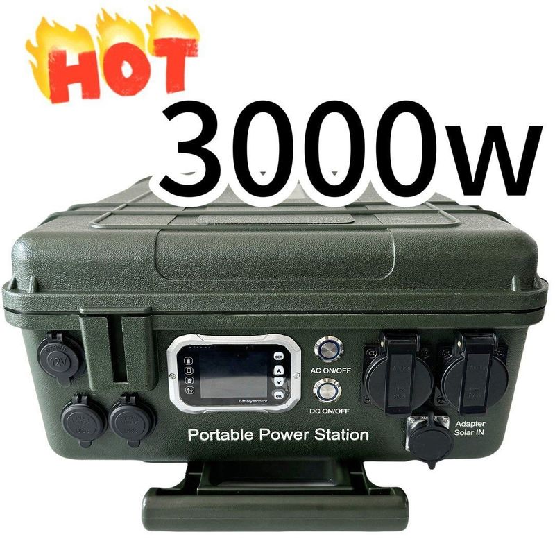 Generator Surya Indoor dan Outdoor Stasiun Listrik Portable dengan output 3000W 2400W 5000W
